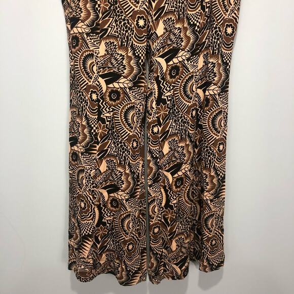 By Anthropologie Drapey Flare Pants Multicolor Size US 12 - Picture 7 of 16